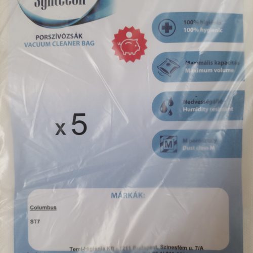 Porzsák Karcher T7/1/ Columbus ST7  5db/csomag syntecon PZS-039