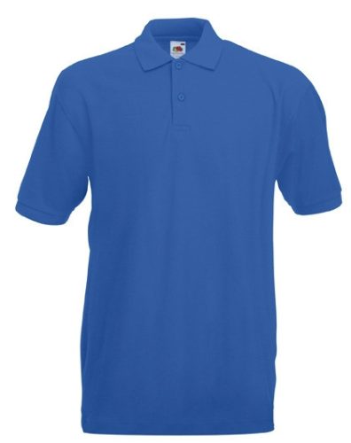 Póló FOL 65/35 galléros Royal Blue M
