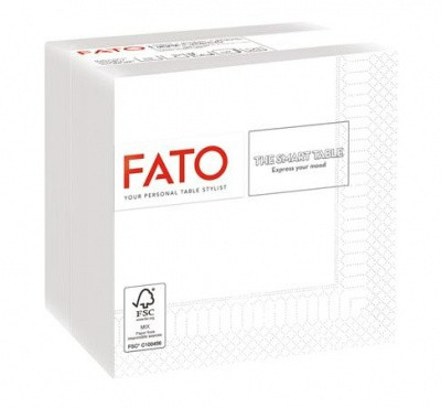 Szalvéta FATO Smart Table Bianco 24x24  82220003 (24)