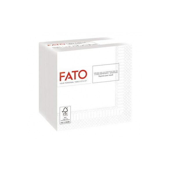 Szalvéta FATO Smart Table Bianco 24x24  82220003 (24)