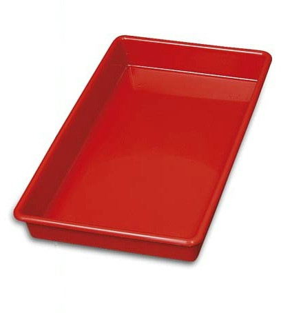 Takarítókocsi tálca 50x40x8 piros KOMBI BB