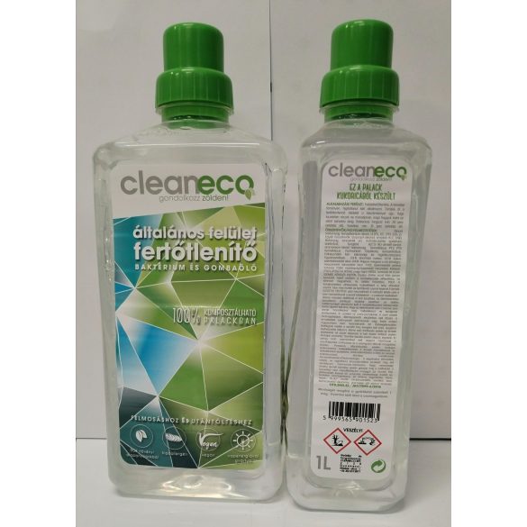 Cleaneco 1L általános felület fertőtlenítő és tisztítószer