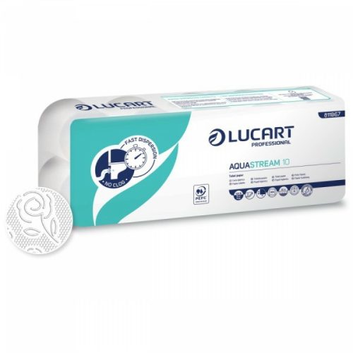 Toalettpapír 13 Lucart AquaStream 10, 10tek 811B67J