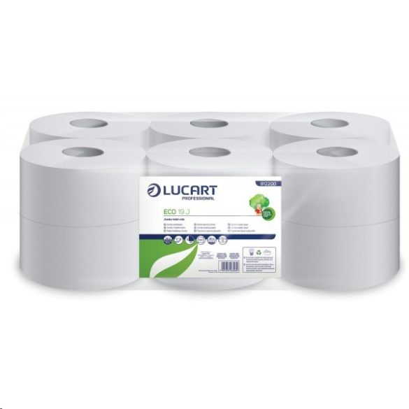 Toalettpapír Lucart ECO 19J 80% 812200