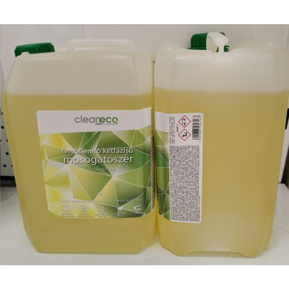 Cleaneco fertőtlenítő kétfázisú mosogatószer 5L