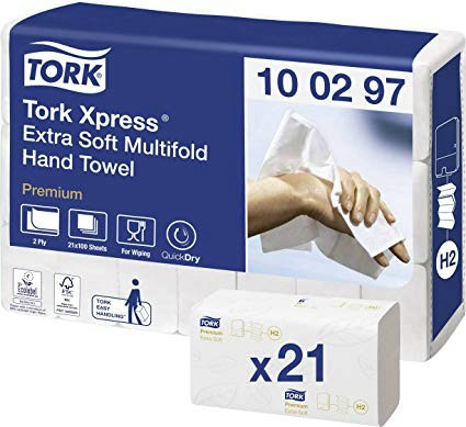 Tork Premium Multifold kéztörlő H2 100297