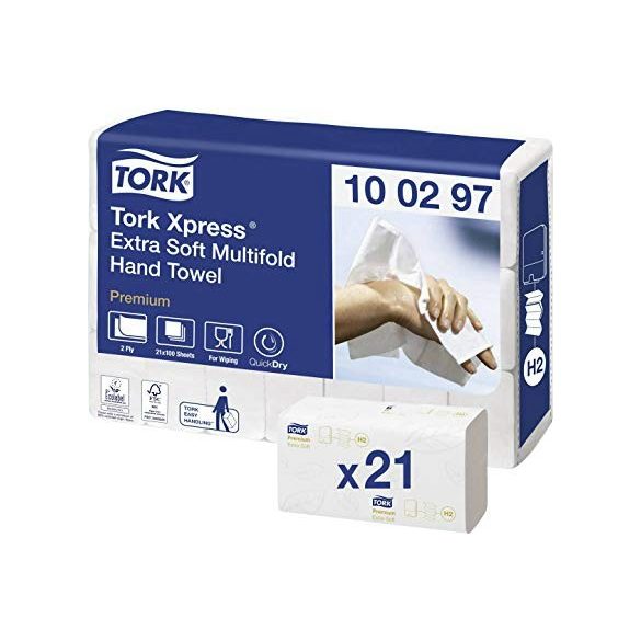 Tork Premium Multifold kéztörlő H2 100297