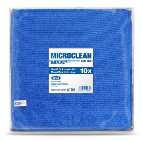 BonusPRO MicroCLEAN mikroszálas kendő 32x32 kék