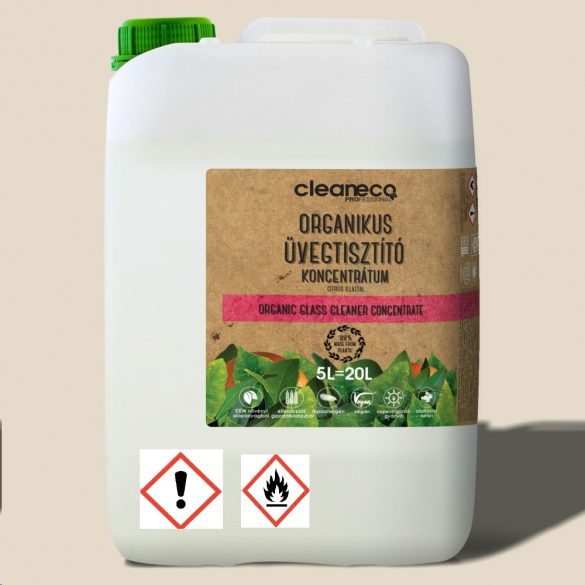 Cleaneco organikus üvegtisztító koncentrátum 5L