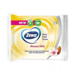 Nedves törlőkendő Zewa Almond milk 80 lap