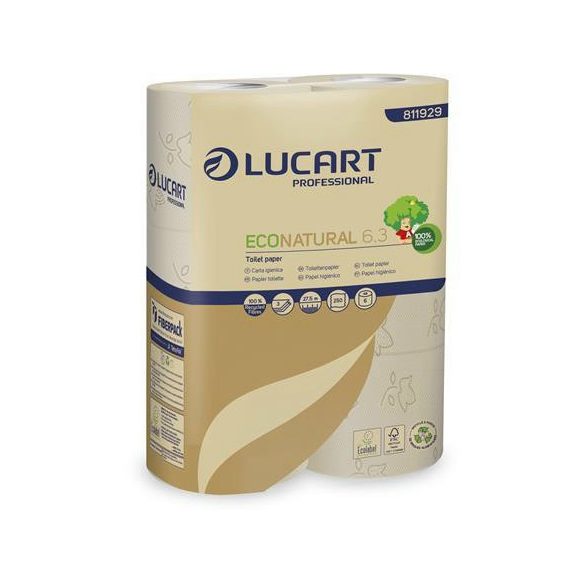 Toalettpapír Lucart  EcoNatural 6.3 811929D