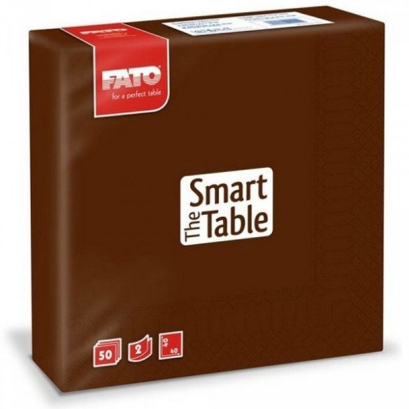 Szalvéta FATO Smart Table 33x33 Csokoládé (24)