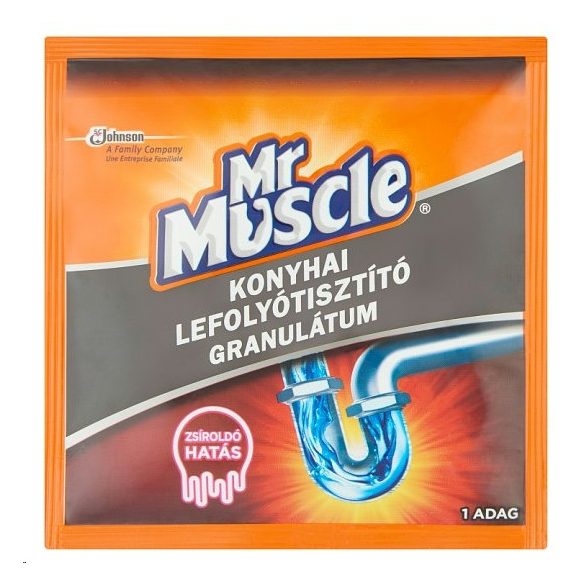 Lefolyótisztító Mr. Muscle 50gr melegvizes