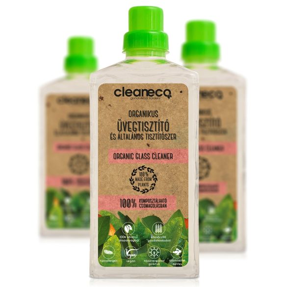 Cleaneco organikus üvegtisztító és általános tisztítószer 1L