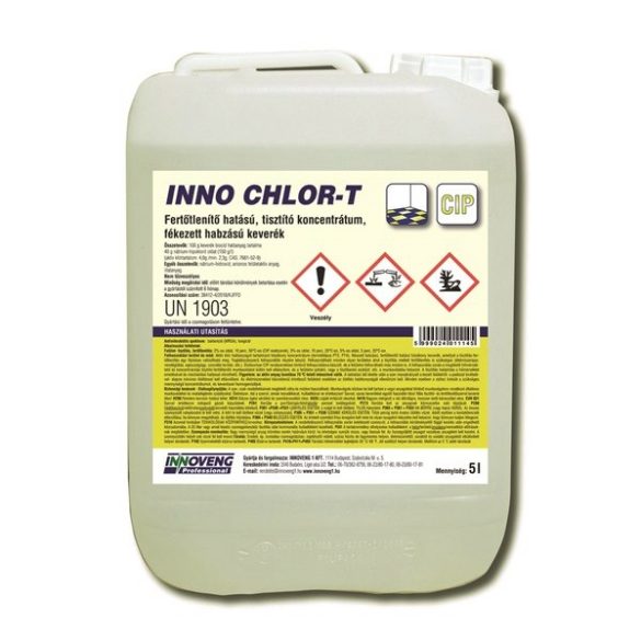 INNO-CHLOR T (nem habzó) fertőtlenítő felülettisztító 5L