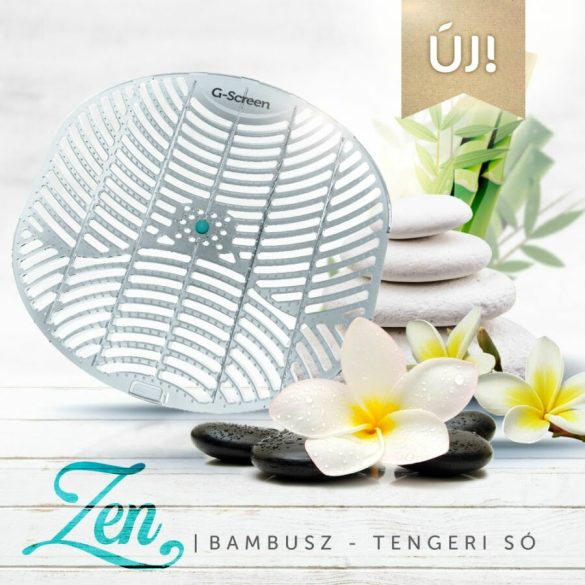 Pissoire rács szürke Zen- Bambusz-Tengeri só