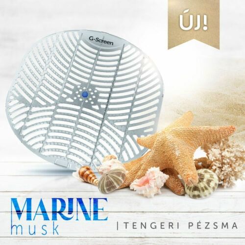 Pissoire rács szürke Marine Musk- Tengeri pézsma