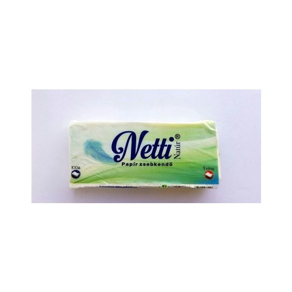 Papírzsebkendő Netti 100db, 3r, FAM