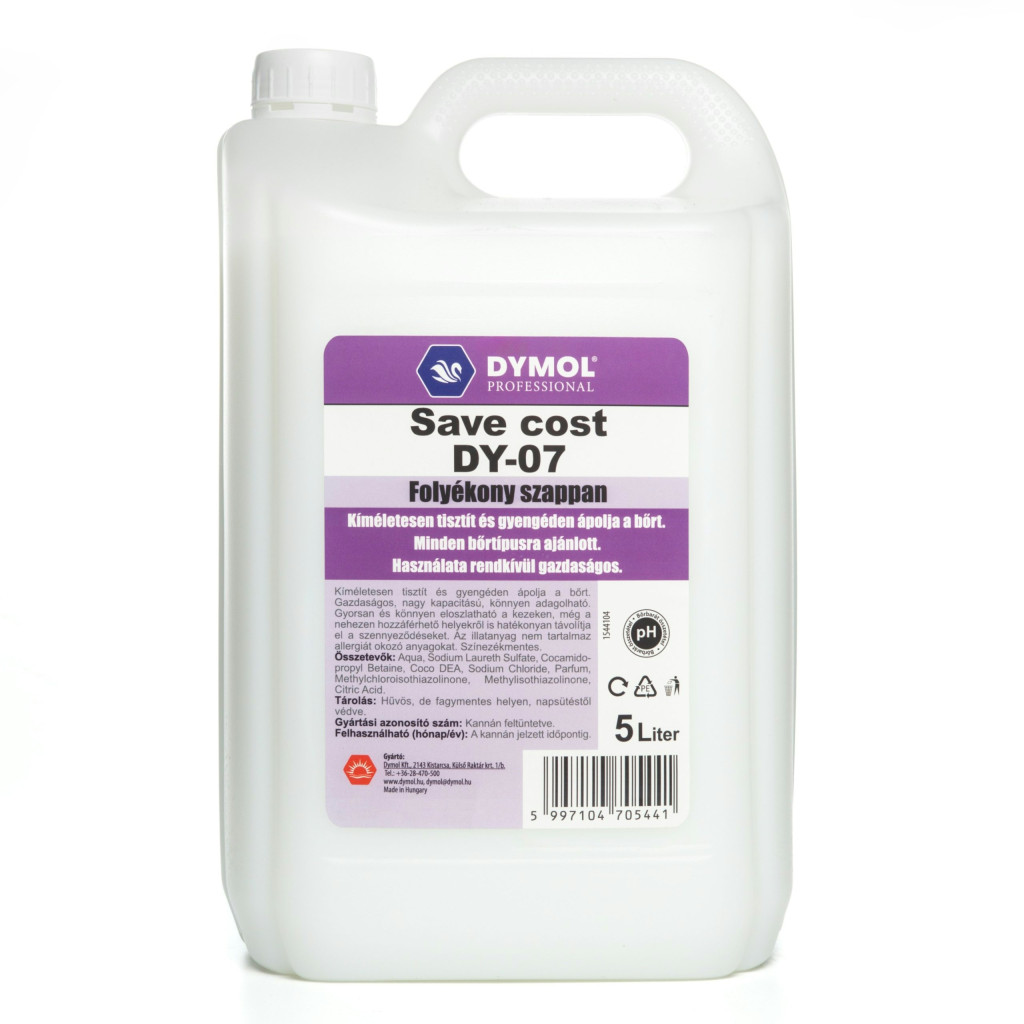 Dymol DY-07 Save cost folyékony szappan 5L - Temi Higiéniai