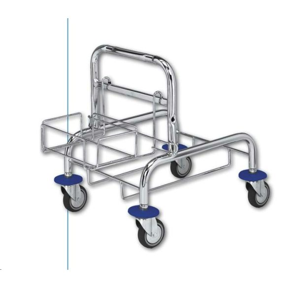 Fém 1x6L vödörtartó hátra lent TT002