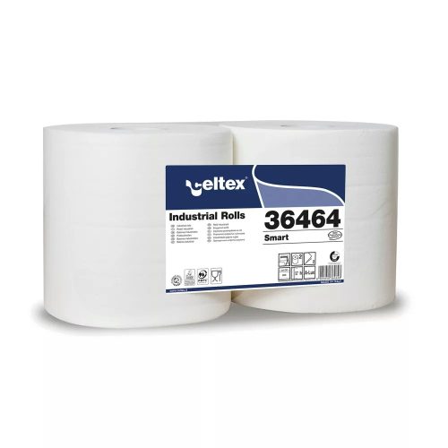 Celtex Smart ipari törlő cellulóz, 2 réteg, 800 lap, 240m, 24x30cm, 2 tekercs/zs
