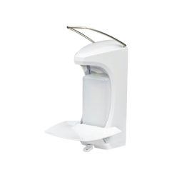   Merida kézfertőtlenítő adagoló 1000ml, műanyag fehér fém karral,csepptálcával,