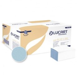 Kéztörlő papír Lucart Easy Blue V250