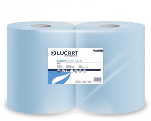 Kéztörlő papír ipari Lucart Strong Blue 3.500 851323J
