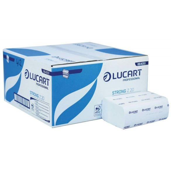Kéztörlő papír Lucart Strong Z20 keskeny 864051B