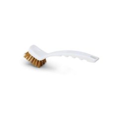   Igeax élelmiszeripari grill tisztító kefe, fehér, 0,5mm sárgaréz sörtével