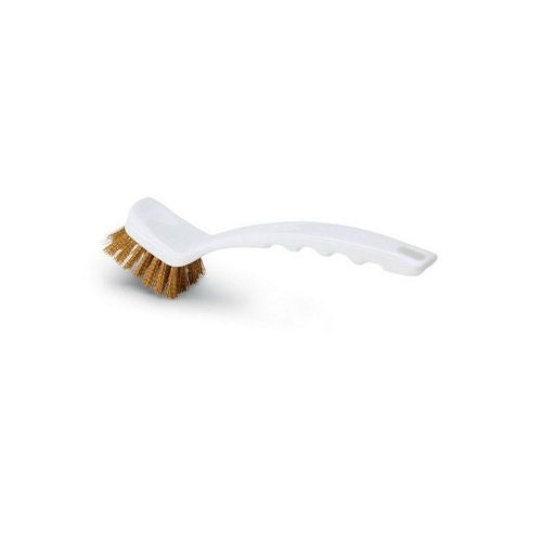 Igeax élelmiszeripari grill tisztító kefe, fehér, 0,5mm sárgaréz sörtével