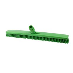   Igeax élelmiszeripari padlósúrolókefe rövid sörte 60cm széles zöld, 0,75mm kemény sörtével