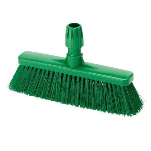 Igeax élelmiszeripari rövid seprű, partvis fej, 0,5mm közepes sörtével, zöld