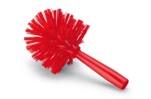 Igeax élelmiszeripari csőtisztító kefe, menetes nyélhez, 120mm piros