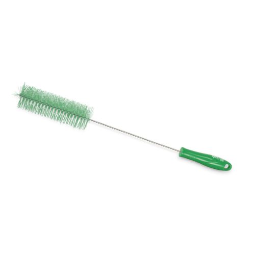 Igeax élelmiszeripari kémcső-, és üvegtisztító kefe, átmérő 50mm, hossz 50cm, zöld