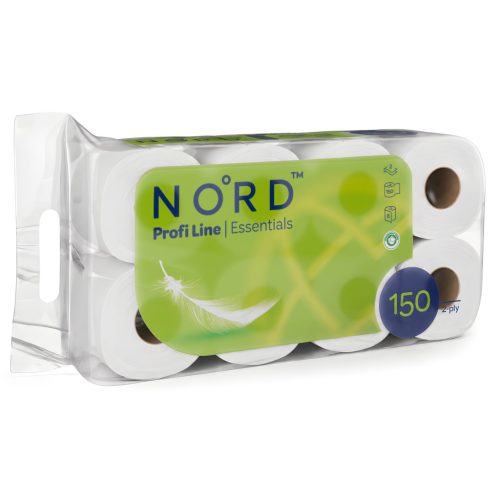 NORD Profi line Essentials kistekercses toalettpapír 2 rétegű fehér 8 tekercses