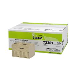   Celtex E-Tissue V2 hajtogatott kéztörlő, 2 réteg, 21,5x21cm, 15x200 lap/karton