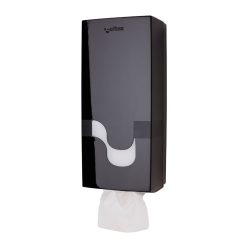   Celtex Megamini hajtogatott toalettpapír adagoló ABS fekete