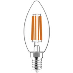 Avide LED Filament Candle 6.5W E14 NW 4000K High Lumen