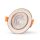 Avide LED Beépíthető Spot 38° Kerek Szatén 5W CW 6400K