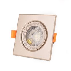   Avide LED Beépíthető Spot 38° Négyzetes Szatén 5W CW 6400K
