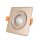 Avide LED Beépíthető Spot 38° Négyzetes Szatén 7W CW 6400K