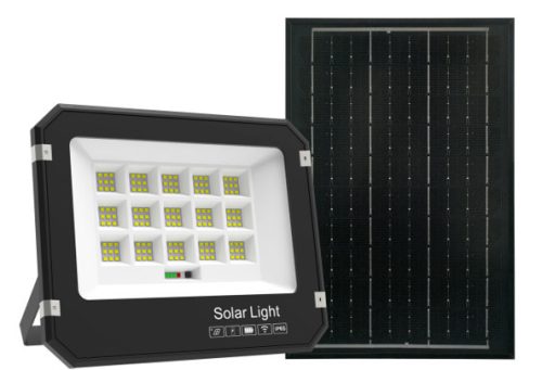 Avide LED Szolár Reflektor 100W CCT különálló napelemmel, távirányítóval