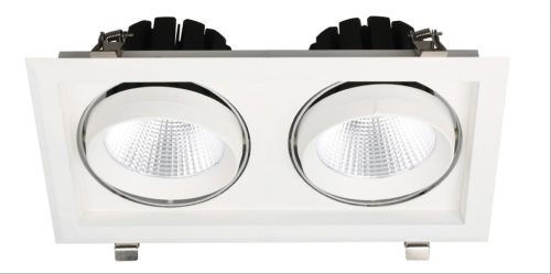 Avide LED mélysugárzó Négyzetes 2x30W IP20 5600lm 20° NW 4000K