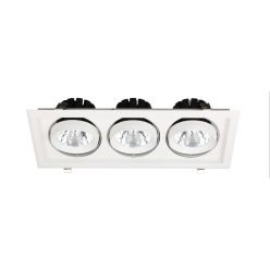   Avide LED Downlight Sein Négyzetes 3x30W IP20 8400lm 36° NW 4000K