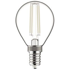 Avide LED White Filament Mini Globe 4.5W E14 WW 2700K