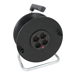   Commel Kábeldob üres - PVC 280 mm, Egyfázisú, 16 A 230 V~ 3500 W, IP 20