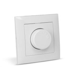   Entac Arnold süllyeszthető fali kapcsoló fényerőszabályzós max.200W Fehér