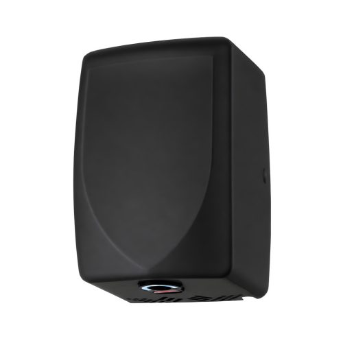 Kézszárító Mini, fekete, rozsdamentes acél 1350W