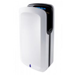   Kézszárító, légpengés, kézbedugós, ABS fehér, fekete belsővel 1850W